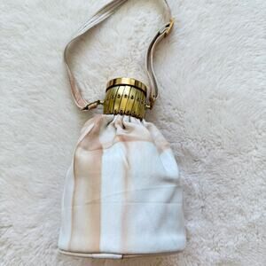 Just Cavalli vintage leather wrist bag Authentic